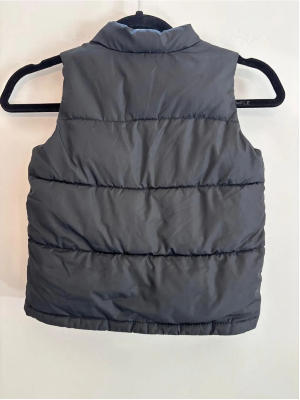 Girls Old Navy Black Puffer Vest Size 4T #1023